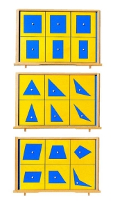 上：第2引き出し　正方形など<BR><br>中：第3引き出し　三角形<BR><br>下：第5引き出し　四辺形<BR>