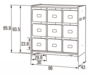 （引き出し棚）