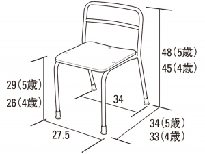 （4・5歳背なし）