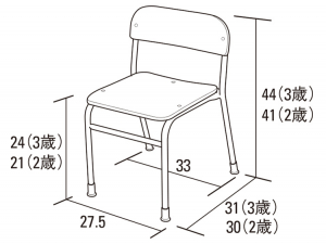 （2・3歳背付き）