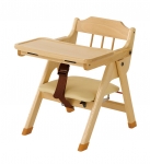 木製乳児用椅子・テーブル可動式（ナチュラルべ）