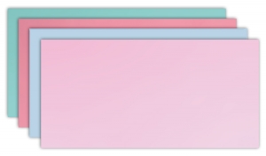 シート100×50cm　4枚 (ピンク･青･赤･緑 各1枚)