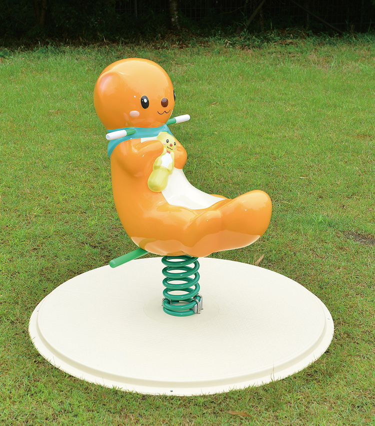 スプリング遊具どうぶつのおやこ らっこ 転 Frp遊具 園庭遊具 大型遊具 学研 保育用品webカタログ