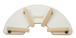 ▲脚はコンパクトに折りたためます。