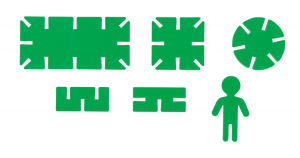 緑パーツはGakkenオリジナルカラー