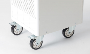 ▲丈夫なキャスター付