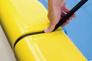 新型パッキンで簡単組み立て