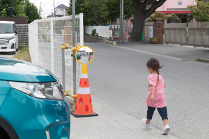 駐車場の事故対策に
