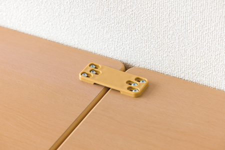 家具用耐震連結プレート２個セット使用例