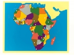 モンテ　地図パズル　アフリカ