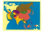 モンテ　地図パズル　アジア