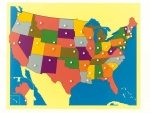 モンテ　地図パズル　アメリカ合衆国