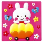 デコレーションパネル（おはなのくるま・うさぎ）