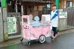 お散歩兼用避難車（ピンク）　　　　　　　　　　　