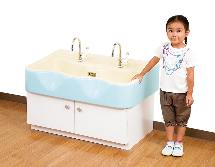 子供用洗面器 幼稚園 カラフル 洗面器 象の蛇口 カートゥーン 子供用 洗面器 陶磁器の洗面器 - 7
